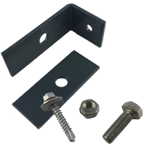 25x zaunanschlusswinkel set - 25x, zaunanschlusswinkel-set