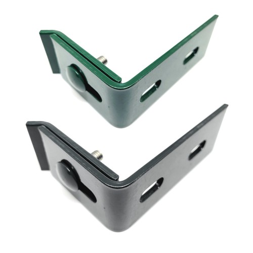 Zaunanschlusswinkel farbig - 3x,